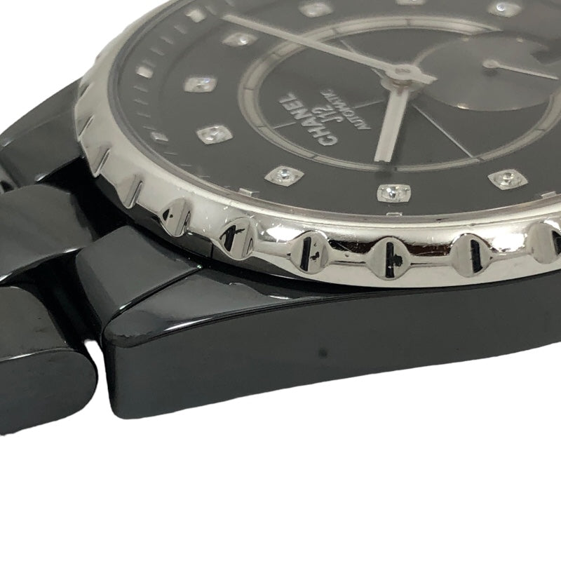 シャネル CHANEL J12-365 H4344 ブラック文字盤 セラミック/SS 自動巻き メンズ 腕時計
