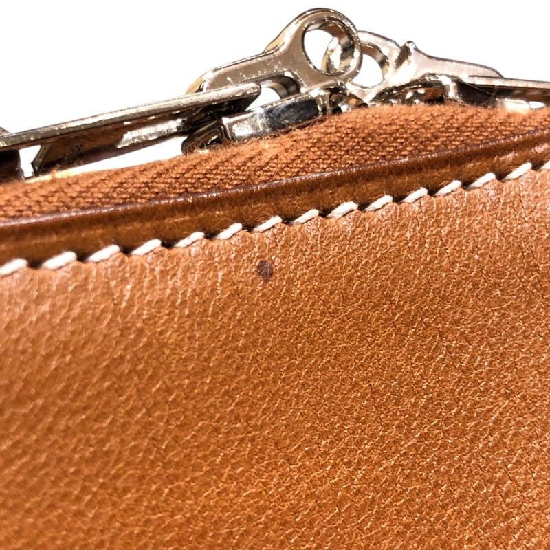 エルメス HERMES カレーシュ エクスプレスウィークエンドバッグ ▢Q刻印 グレー/フォーブ トワル/バレニア メンズ ショルダーバッグ