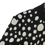 ルイ・ヴィトン LOUIS VUITTON X 草間彌生 ドット総柄ニットトップス FOKL23 ブラック コットン レディース ニット