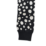 ルイ・ヴィトン LOUIS VUITTON X 草間彌生 ドット総柄ニットトップス FOKL23 ブラック コットン レディース ニット