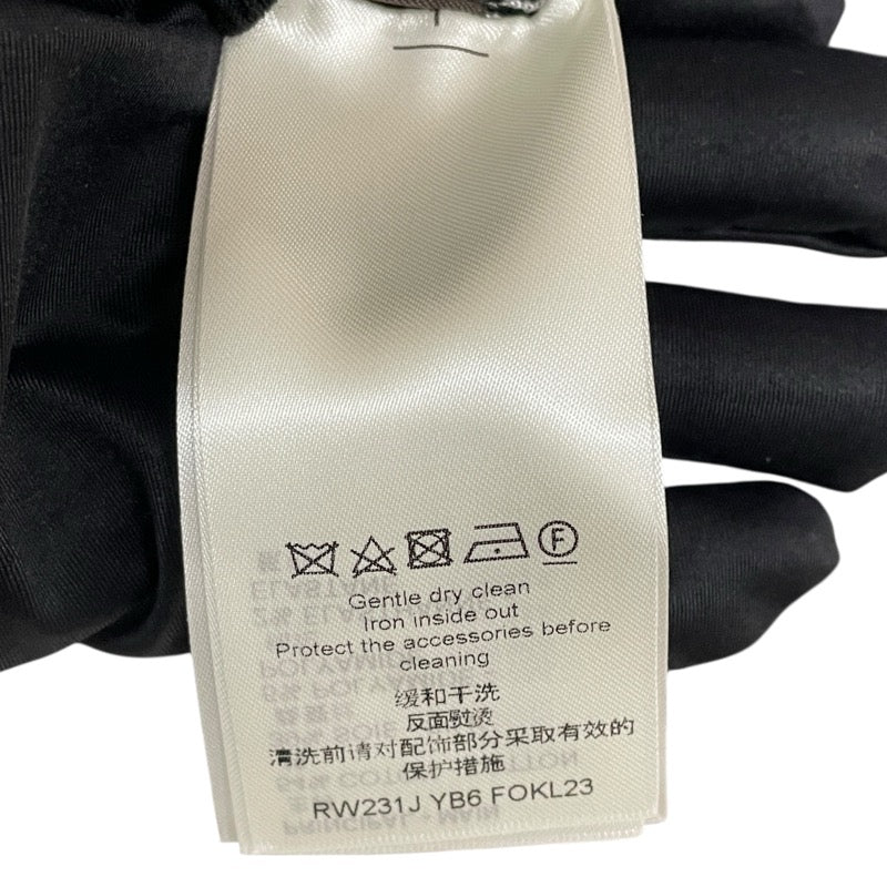 ルイ・ヴィトン LOUIS VUITTON X 草間彌生 ドット総柄ニットトップス FOKL23 ブラック コットン レディース ニット