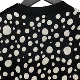 ルイ・ヴィトン LOUIS VUITTON X 草間彌生 ドット総柄ニットトップス FOKL23 ブラック コットン レディース ニット