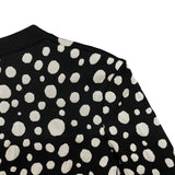 ルイ・ヴィトン LOUIS VUITTON X 草間彌生 ドット総柄ニットトップス FOKL23 ブラック コットン レディース ニット