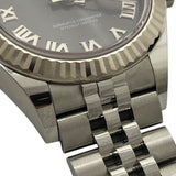 ロレックス ROLEX デイトジャスト28 ランダムシリアル 279174 ダークグレー ジュビリーブレス SS/K18WG レディース 腕時計