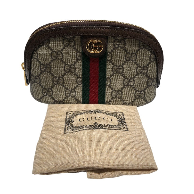 グッチ GUCCI オフィディアポーチ 625550 ベージュ ゴールド金具 GGスプリーム レディース ポーチ