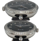 オメガ OMEGA デビル プレステージ デュードロップ 424.18.27.60.51.001 ブラック SS/革ベルト クオーツ レディース 腕時計