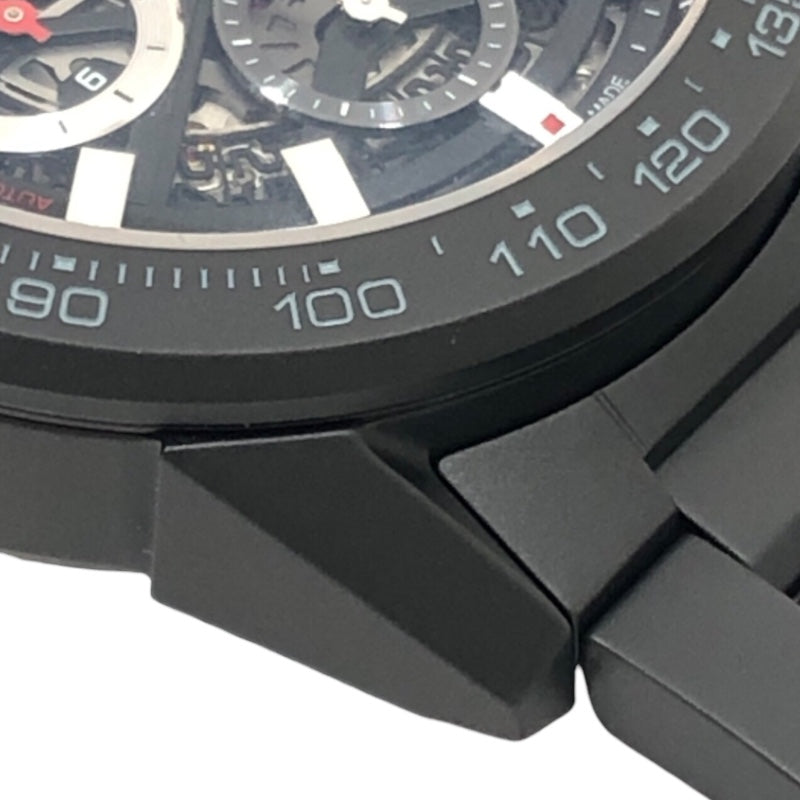 タグ・ホイヤー TAG HEUER カレラキャリバー ホイヤー02 クロノグラフ CBG2A90.BH0653 ブラック文字盤 セラミック 自動巻き メンズ 腕時計