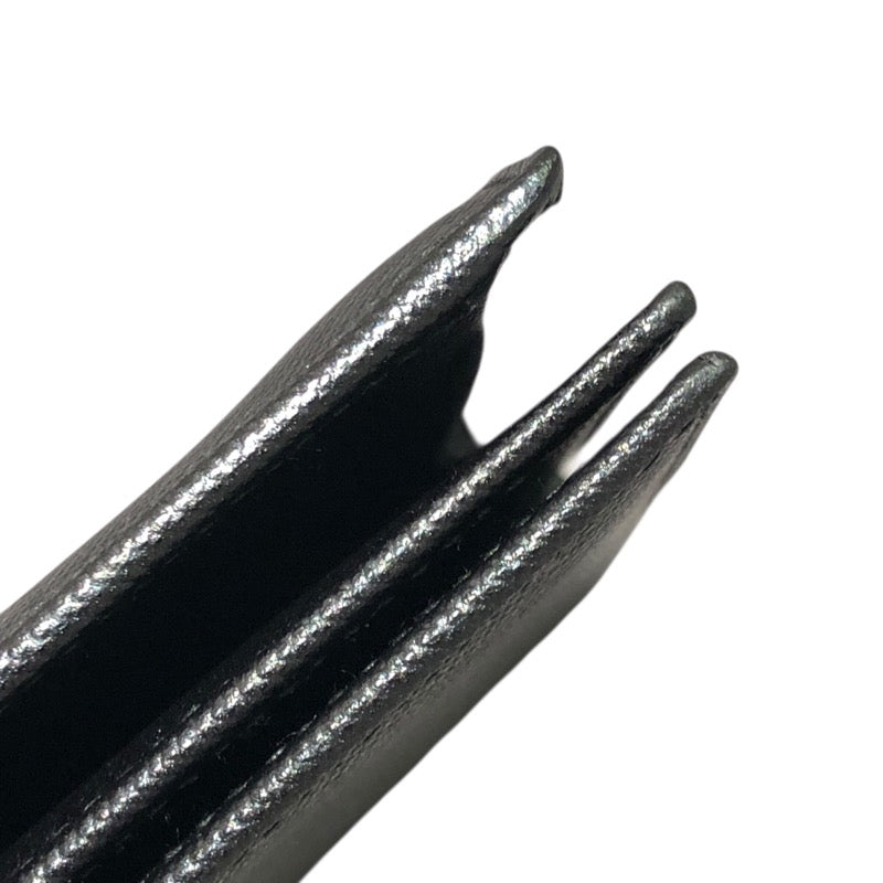 プラダ PRADA サフィアーノ コンパクトウォレット ブラック