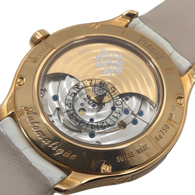 ピアジェ PIAGET ライムライト ステラ G0A40110 ホワイト K18PG/革ベルト 自動巻き レディース 腕時計