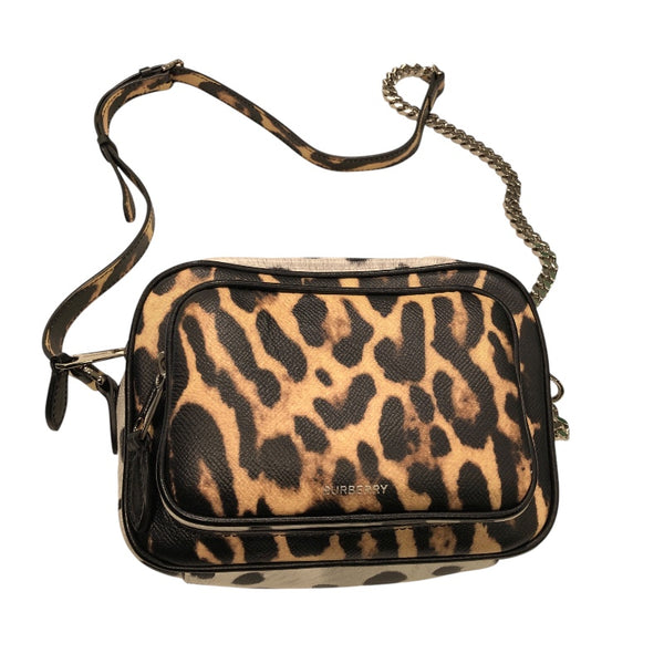 バーバリーロンドン BURBERRY LONDON カメラバッグ 8015963 レオパード PVC レディース ショルダーバッグ