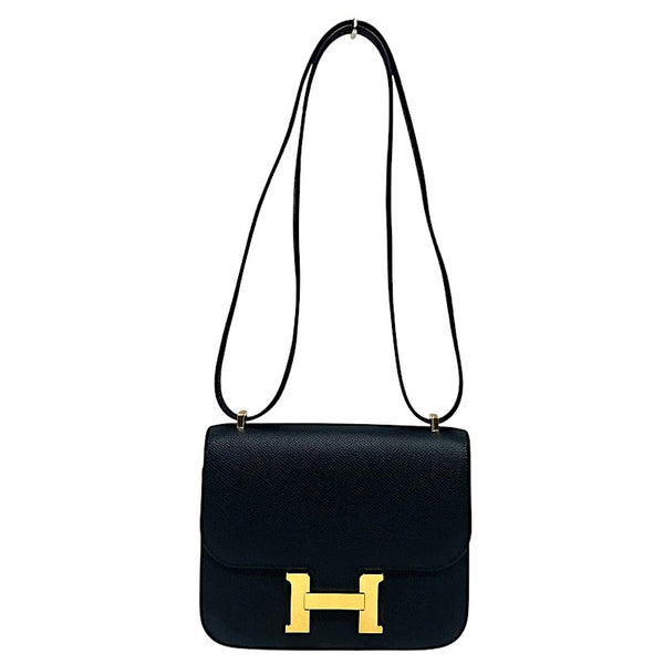 エルメス HERMES コンスタンス3 ミニ B刻 ブラック ゴールド金具 エプソン レディース ショルダーバッグ