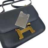 エルメス HERMES コンスタンス3 ミニ B刻 ブラック ゴールド金具 エプソン レディース ショルダーバッグ