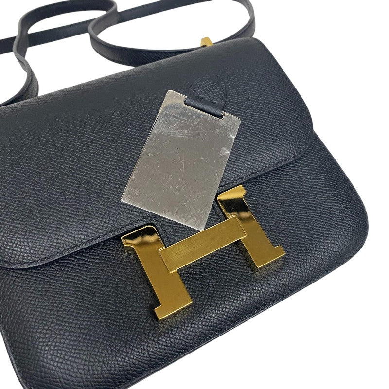 エルメス HERMES コンスタンス3 ミニ B刻 ブラック ゴールド金具 エプソン レディース ショルダーバッグ