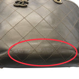 シャネル CHANEL オンザロード　トートバッグ A92327 ブロンズ×ゴールド金具 レザー レディース トートバッグ