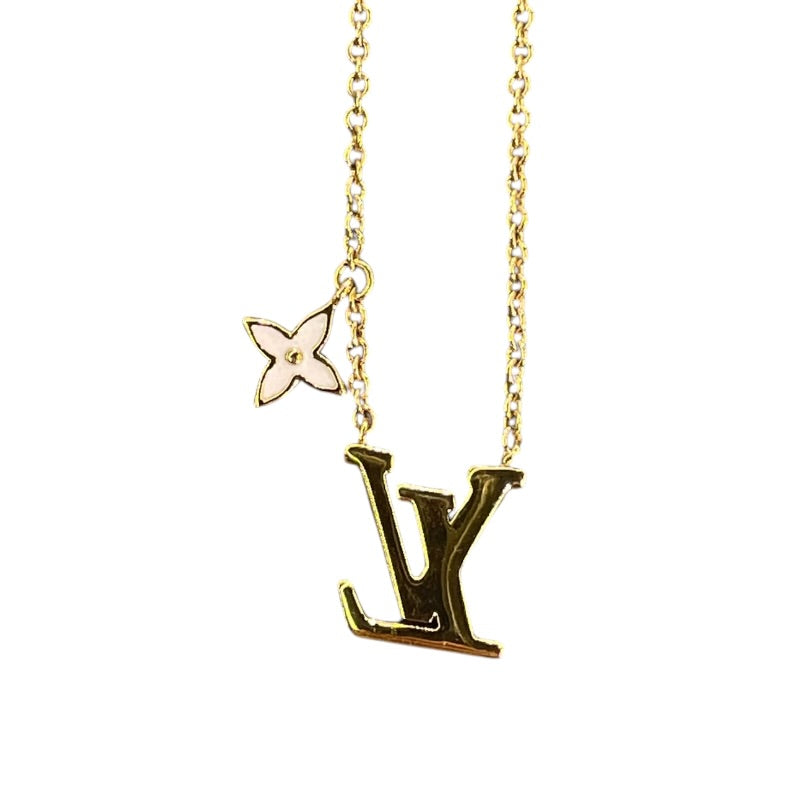 ルイ・ヴィトン LOUIS VUITTON ネックレス・LV アイコニック M01092