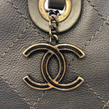 シャネル CHANEL オンザロード　トートバッグ A92327 ブロンズ×ゴールド金具 レザー レディース トートバッグ