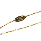 ルイ・ヴィトン LOUIS VUITTON ネックレス・LV アイコニック M01092 ゴールド メタル レディース ネックレス