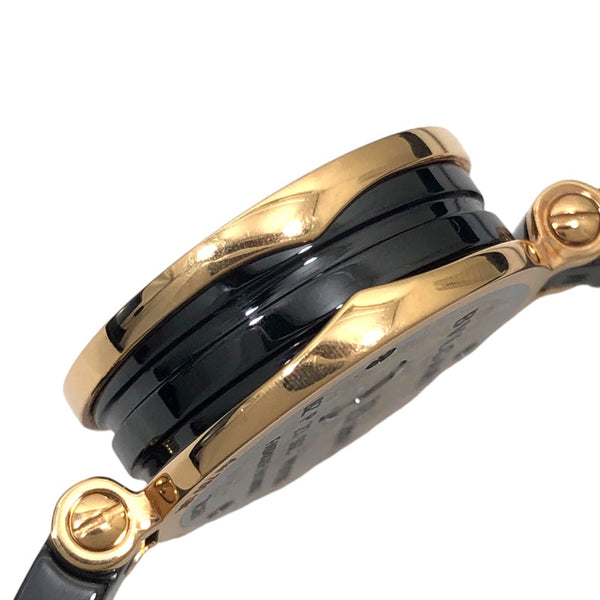 ブルガリ BVLGARI B-zero1 BZP23SGC ブラック セラミック/K18PG クオーツ レディース 腕時計