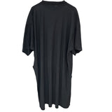 バレンシアガ BALENCIAGA ミラーロゴTシャツワンピース 791703 ブラック コットン レディース ワンピース