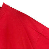 バレンシアガ BALENCIAGA スモールロゴ半袖Tシャツ 508203 レッド コットン メンズ 半袖Ｔシャツ