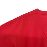 バレンシアガ BALENCIAGA スモールロゴ半袖Tシャツ 508203 レッド コットン メンズ 半袖Ｔシャツ