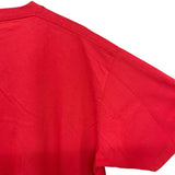 バレンシアガ BALENCIAGA スモールロゴ半袖Tシャツ 508203 レッド コットン メンズ 半袖Ｔシャツ