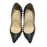 クリスチャン・ルブタン Christian louboutin スタッズヒールパンプス ブラック レディース パンプス
