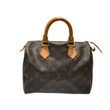 ルイ・ヴィトン LOUIS VUITTON スピーディ25 M41528 ブラウン モノグラムキャンバス レディース ハンドバッグ