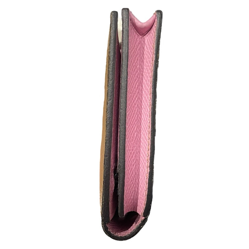 エルメス ベアンスフレ 長財布 モーヴシルベストル/S金具 エルメス HERMES ベアンスフレ ヴェルソ U刻 チャイ×モーヴ