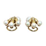 ミキモト MIKIMOTO パールイヤリング イエローゴールド K18YG ジュエリー