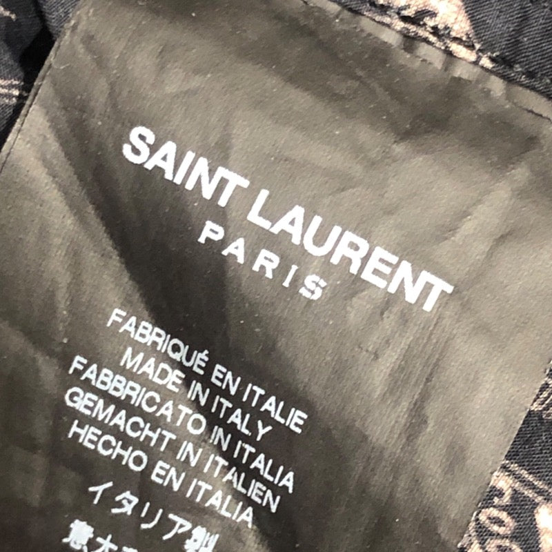 サンローラン SAINT LAURENT 総柄コットンシャツ 340855 Y782F 