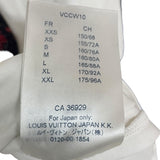 ルイ・ヴィトン LOUIS VUITTON X 山本寛斎　半袖Tシャツ FEBB93 ホワイト コットン レディース 半袖Ｔシャツ