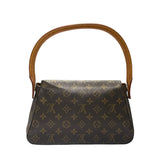 ルイ・ヴィトン LOUIS VUITTON ミニ・ルーピング M51147 ブラウン モノグラムキャンバス レディース ショルダーバッグ