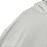 バレンシアガ BALENCIAGA ロゴプリントジップスウェットパーカー 744454 ホワイト コットン メンズ パーカー