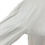 バレンシアガ BALENCIAGA ロゴプリントジップスウェットパーカー 744454 ホワイト コットン メンズ パーカー