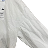 バレンシアガ BALENCIAGA ロゴプリントジップスウェットパーカー 744454 ホワイト コットン メンズ パーカー