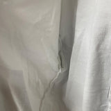 バレンシアガ BALENCIAGA ロゴプリントジップスウェットパーカー 744454 ホワイト コットン メンズ パーカー