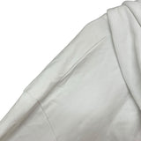 バレンシアガ BALENCIAGA ロゴプリントジップスウェットパーカー 744454 ホワイト コットン メンズ パーカー