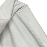 バレンシアガ BALENCIAGA ロゴプリントジップスウェットパーカー 744454 ホワイト コットン メンズ パーカー