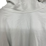 バレンシアガ BALENCIAGA ロゴプリントジップスウェットパーカー 744454 ホワイト コットン メンズ パーカー