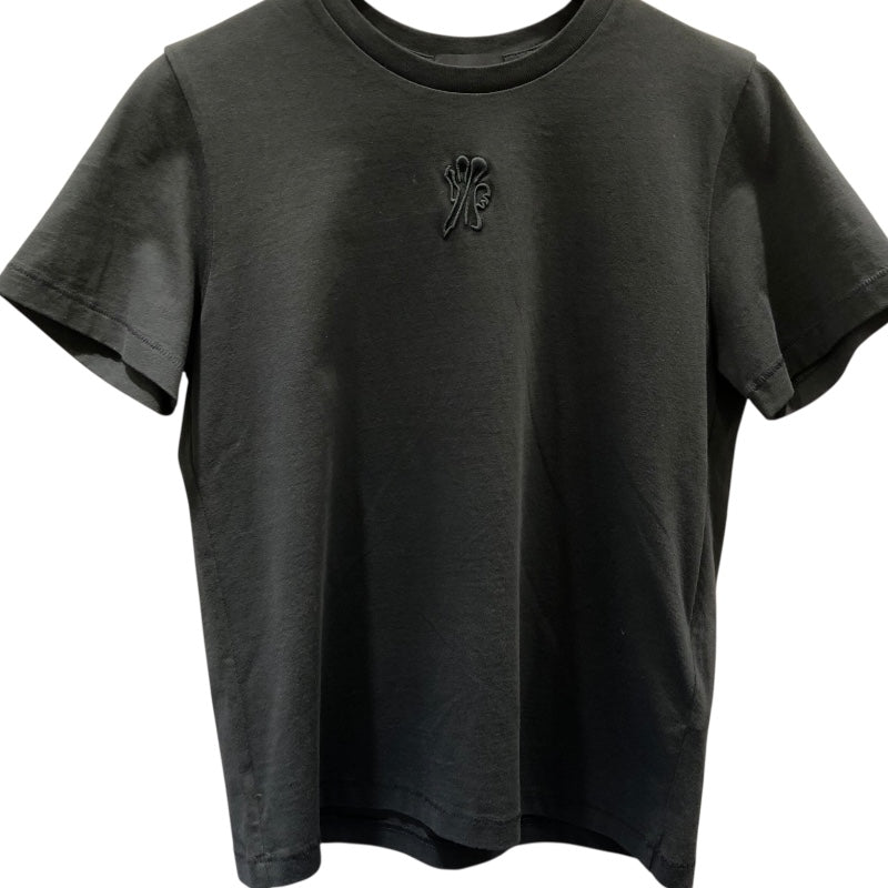 ネネモナ Nenemona ロゴ刺繡Tシャツ 8C000 ブラック コットン レディース 半袖シャツ