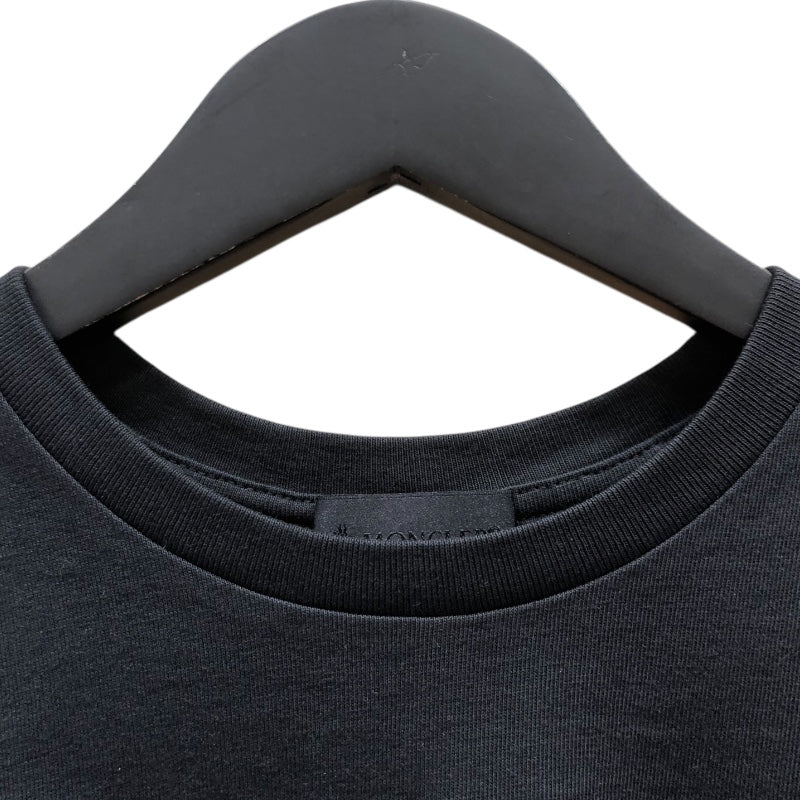 ネネモナ Nenemona ロゴ刺繡Tシャツ 8C000 ブラック コットン レディース 半袖シャツ