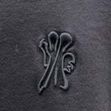 ネネモナ Nenemona ロゴ刺繡Tシャツ 8C000 ブラック コットン レディース 半袖シャツ