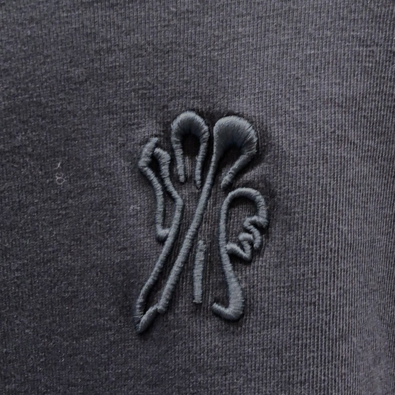 ネネモナ Nenemona ロゴ刺繡Tシャツ 8C000 ブラック コットン レディース 半袖シャツ