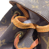 ルイ・ヴィトン LOUIS VUITTON モンスリMM M51136 ブラウン モノグラムキャンバス レディース リュック・デイパック