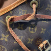 ルイ・ヴィトン LOUIS VUITTON モンスリMM M51136 ブラウン モノグラムキャンバス レディース リュック・デイパック