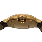 カルティエ Cartier バロンブルー ドゥ カルティエ WE900251 シルバー K18PG/レザーストラップ レディース 腕時計