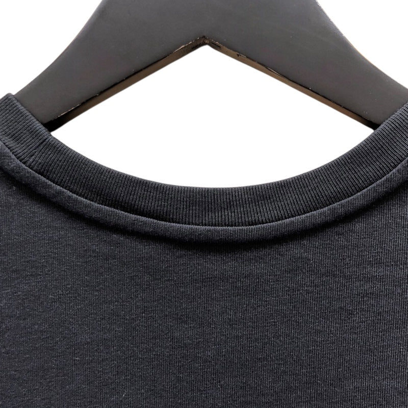 ネネモナ Nenemona ロゴ刺繡Tシャツ 8C000 ブラック コットン レディース 半袖シャツ