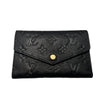 ルイ・ヴィトン LOUIS VUITTON ポルトフォイユ・キュリーズ コンパクト M60568 ブラック モノグラム・アンプラント レディース 二つ折り財布