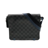 ルイ・ヴィトン LOUIS VUITTON ディストリクトPM N41260 ブラック シルバー金具 ダミエ グラフィットキャンバス メンズ ショルダーバッグ